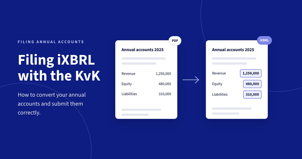 Filing iXBRL with the KvK: how it works